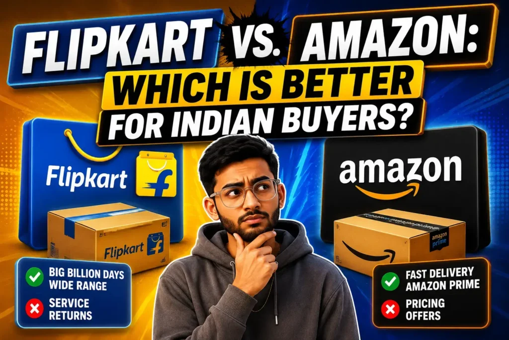Amazon vs Flipkart Which One Is Better for Indian Buyers