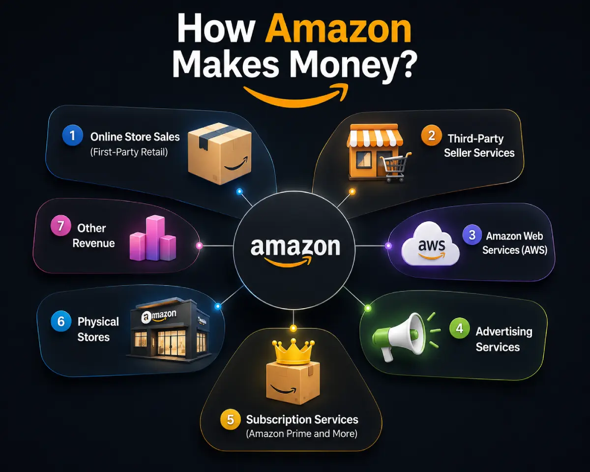 how amazon makes money